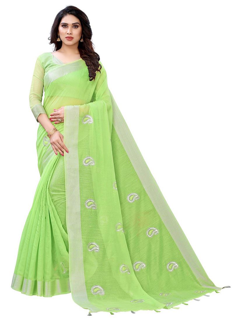 floral printed saree with blouse - 19200316 - Zoom Image - 0