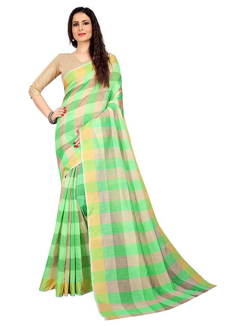 self design woven saree with blouse - 19200343 - Zoom Image - 0