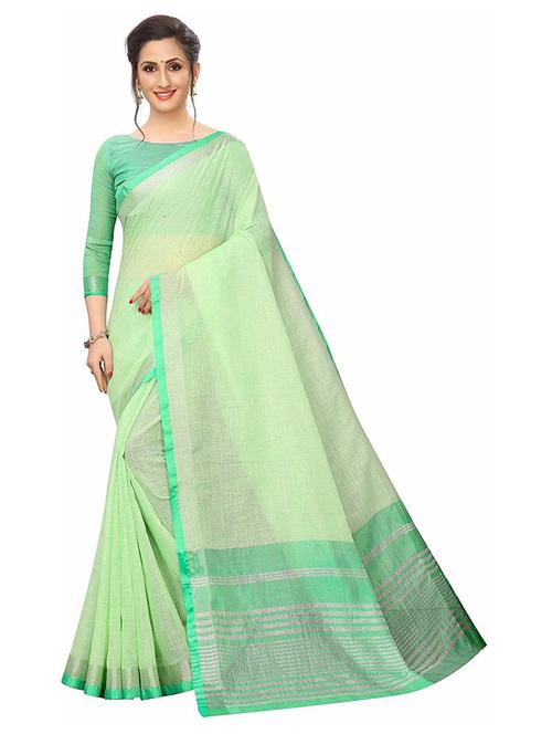 self design woven saree with blouse - 19200345 - Standard Image - 0