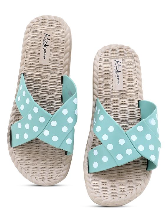 green silp-on sandal - 19201055 - Standard Image - 3