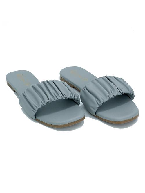grey slip on sandal - 19201086 -  Standard Image - 0