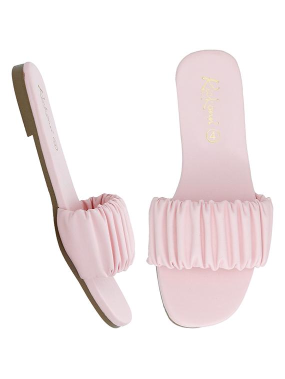 pink slip on sandal - 19201088 - Standard Image - 3