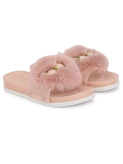 women pink flats flip flop - 19201702 -  Standard Image - 0