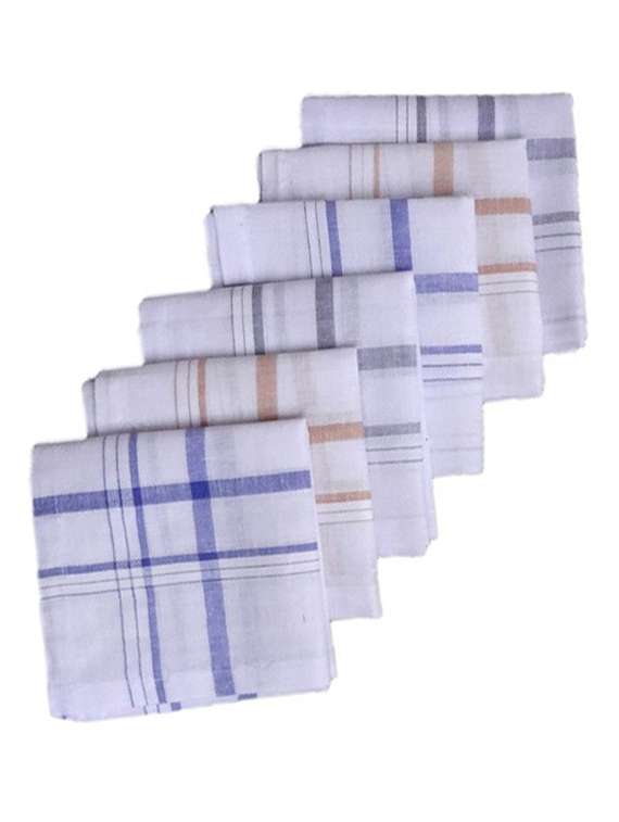 pack of 6 multicolor handkerchief