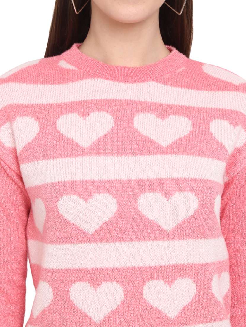 self design acrylic wool pillovers - 19204930 -  Standard Image - 5