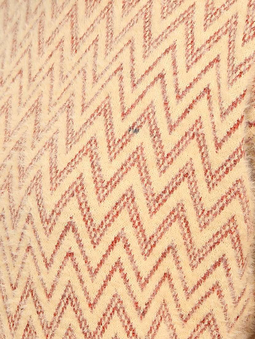 self design acrylic wool pullover - 19204950 -  Standard Image - 5