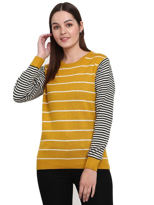 self design acrylic wool pillovers - 19204966 -  Standard Image - 0
