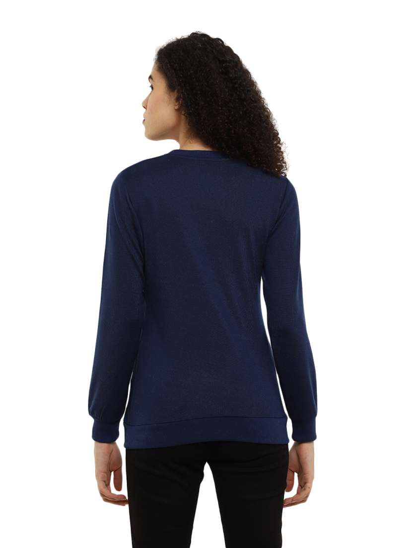 women solid acrylic wool pullover - 19205011 -  Standard Image - 3