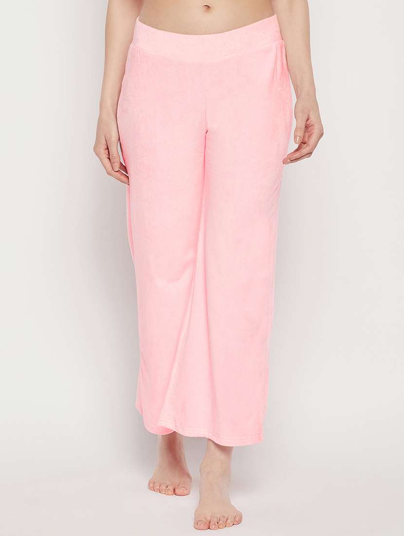 pink velvet bottom wear