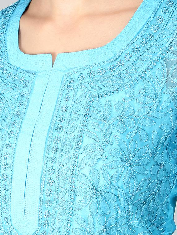 women's straight kurta - 19207400 - Standard Image - 5