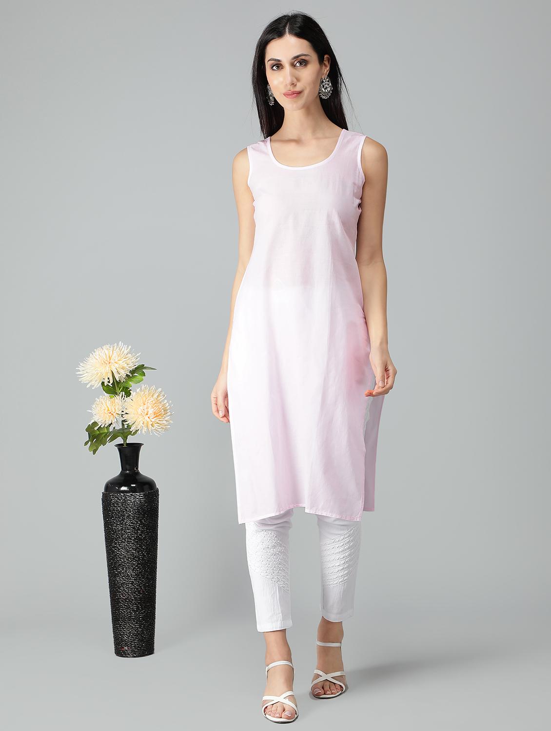 women's straight kurta - 19207402 - Standard Image - 3