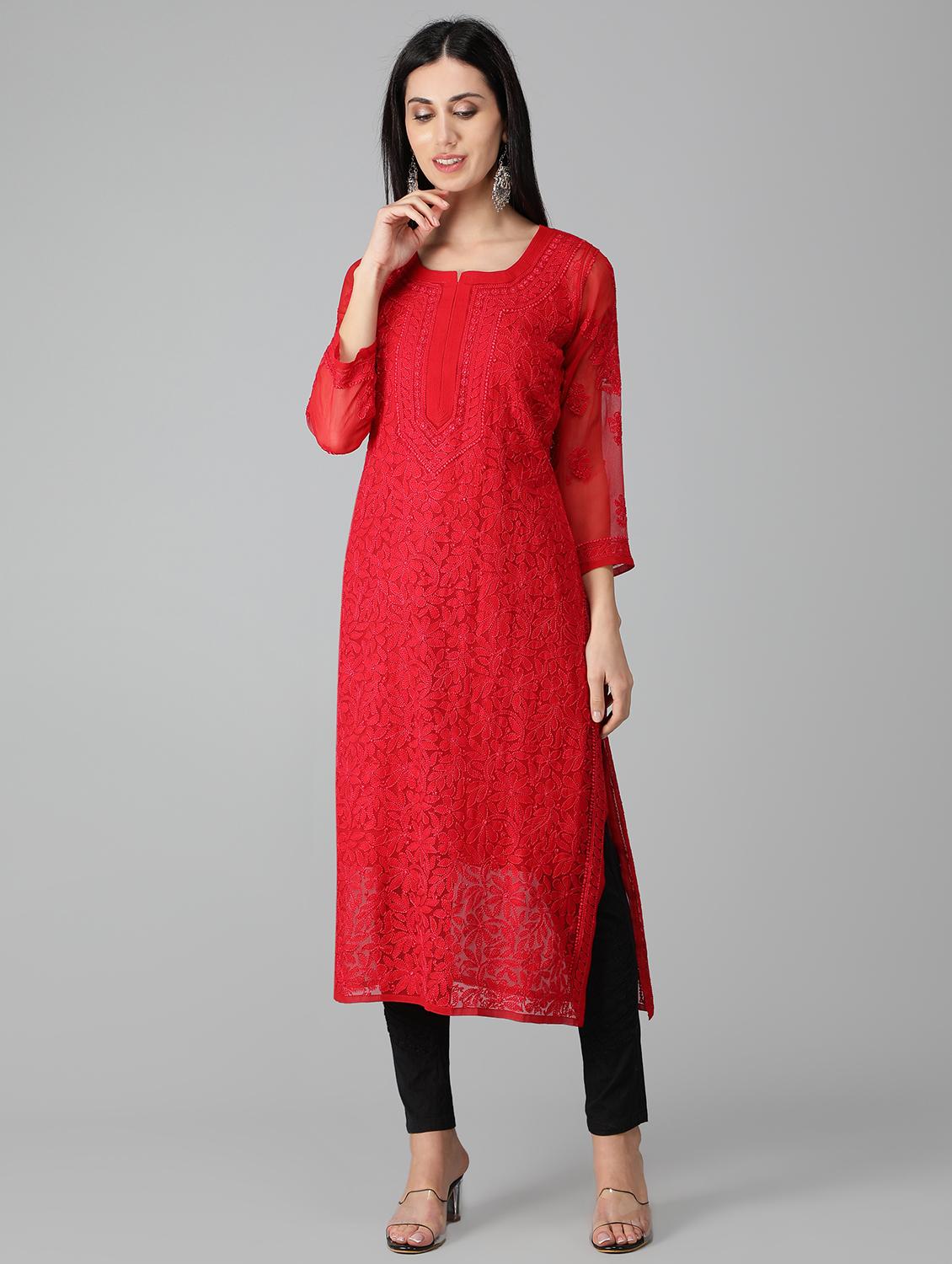 women's straight kurta - 19207408 - Zoom Image - 0