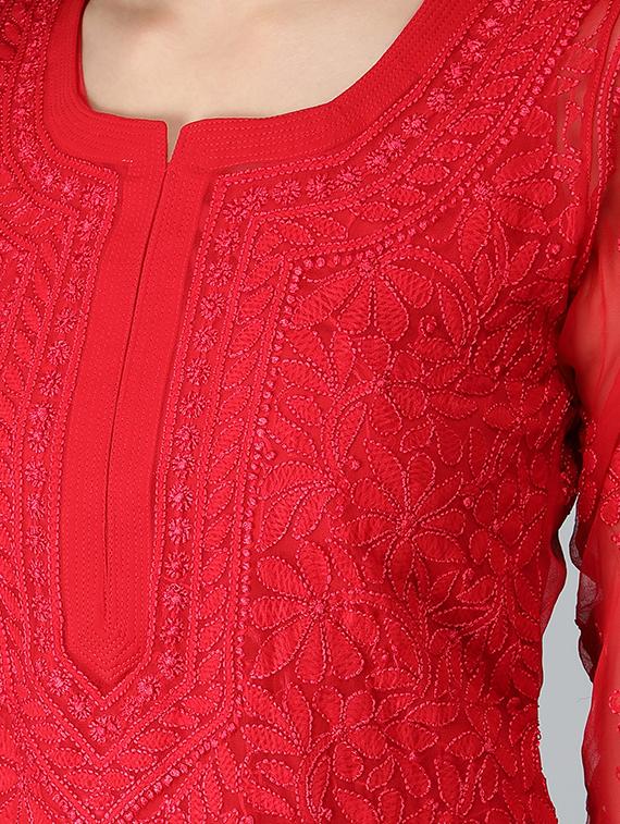 women's straight kurta - 19207408 - Standard Image - 5