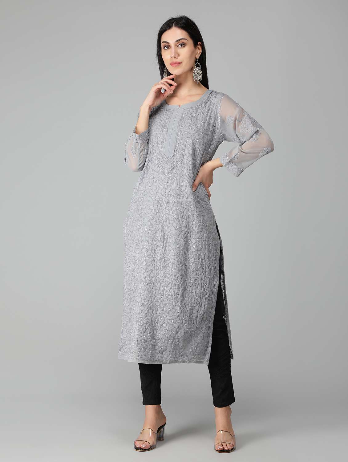 women's straight kurta - 19207412 -  Zoom Image - 0