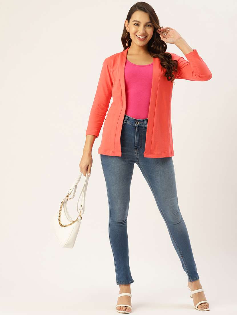 long sleeved solid regular shrug - 19207564 - Standard Image - 3