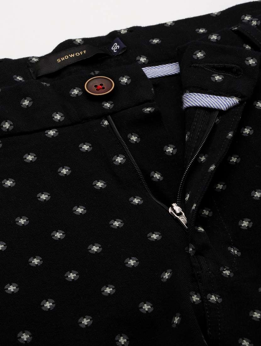 men printed mid rise chinos bermuda shorts - 19207569 -  Standard Image - 5