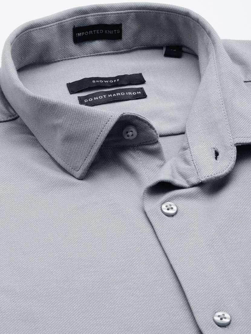 mens solid casual shirt - 19208103 -  Standard Image - 5