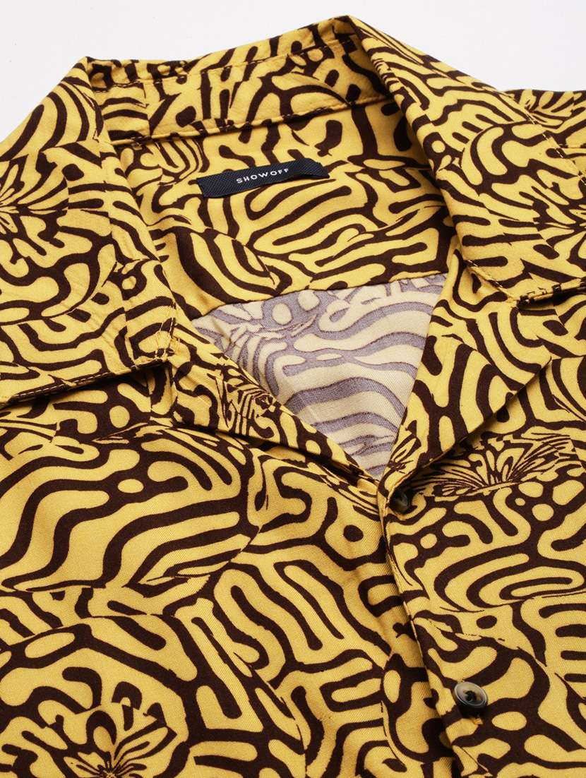 mens printed casual shirt - 19208187 - Standard Image - 5
