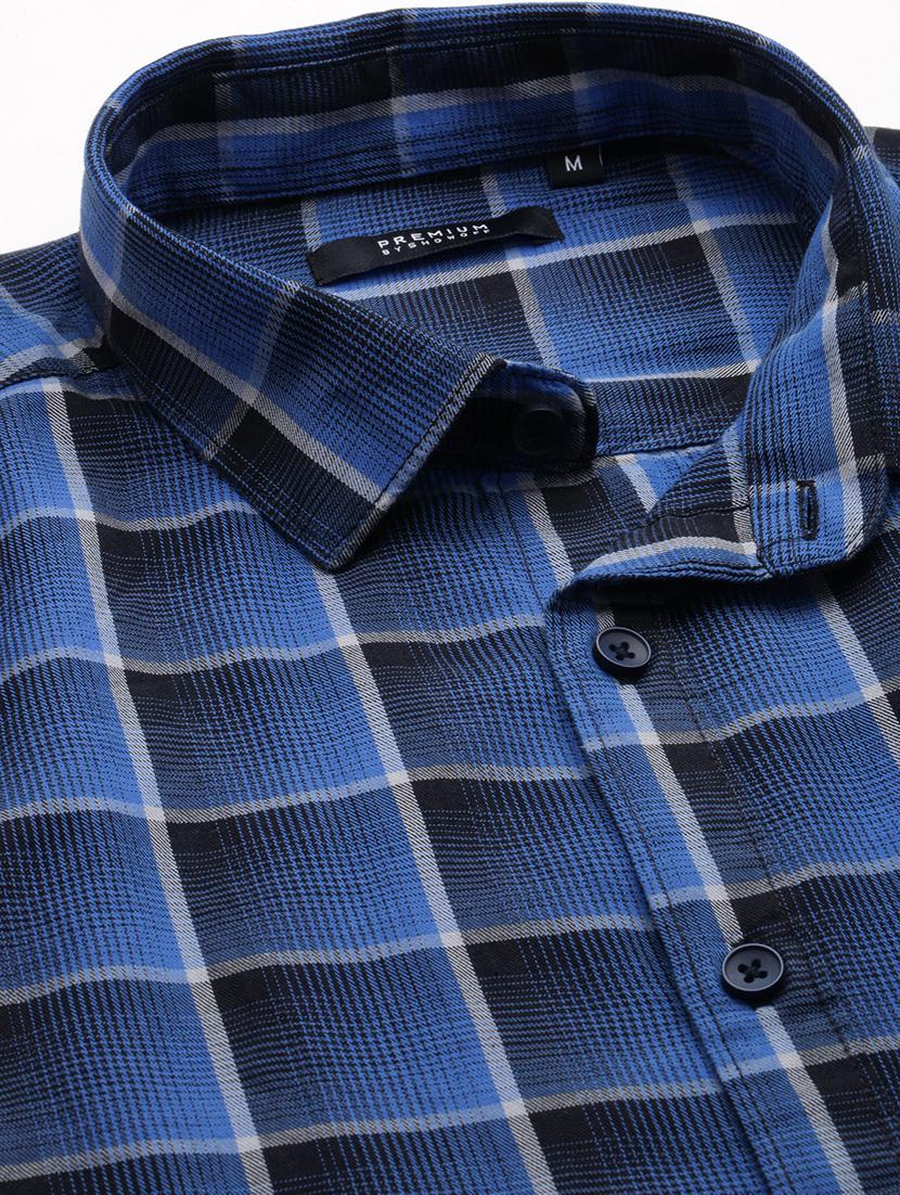 mens checks casual shirt - 19208197 - Standard Image - 5
