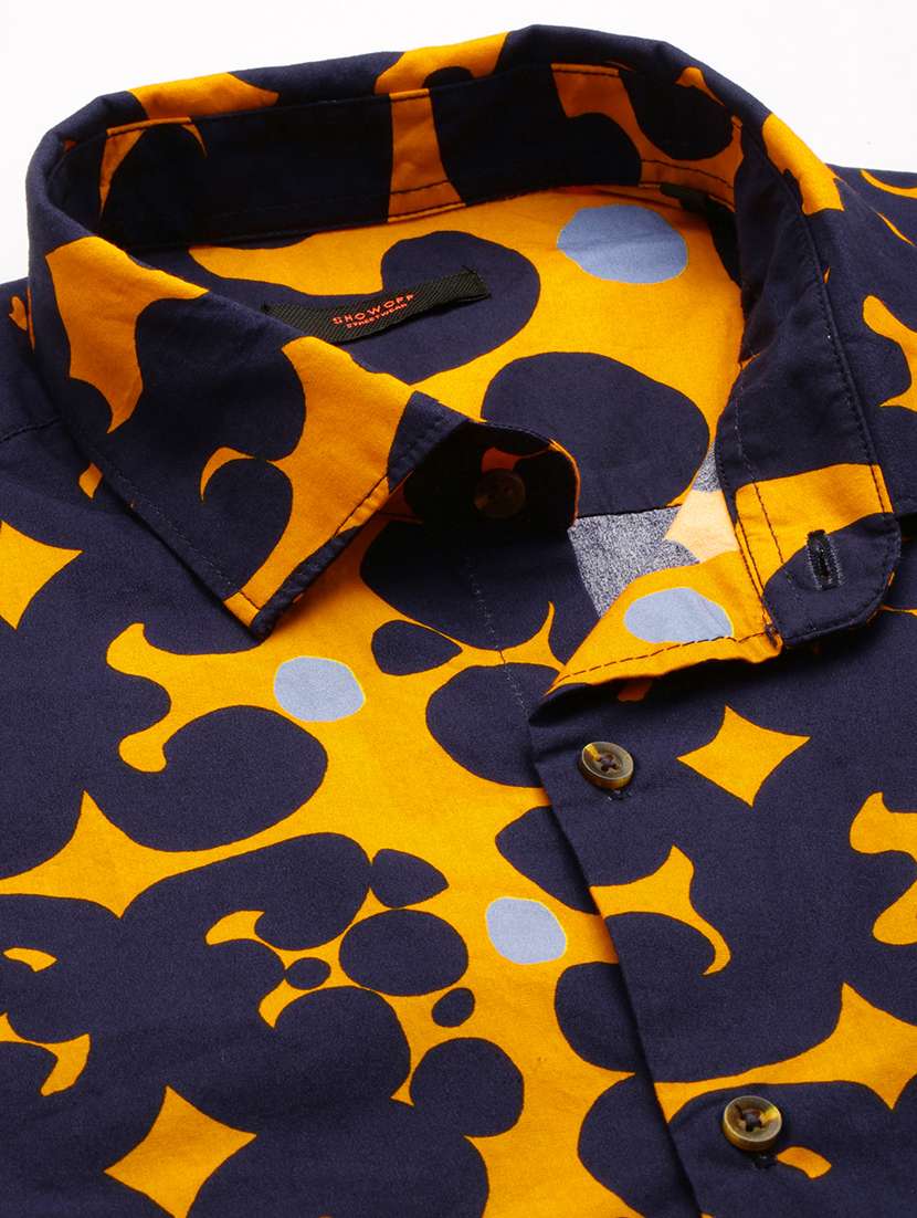 mens printed casual shirt - 19208262 - Standard Image - 5