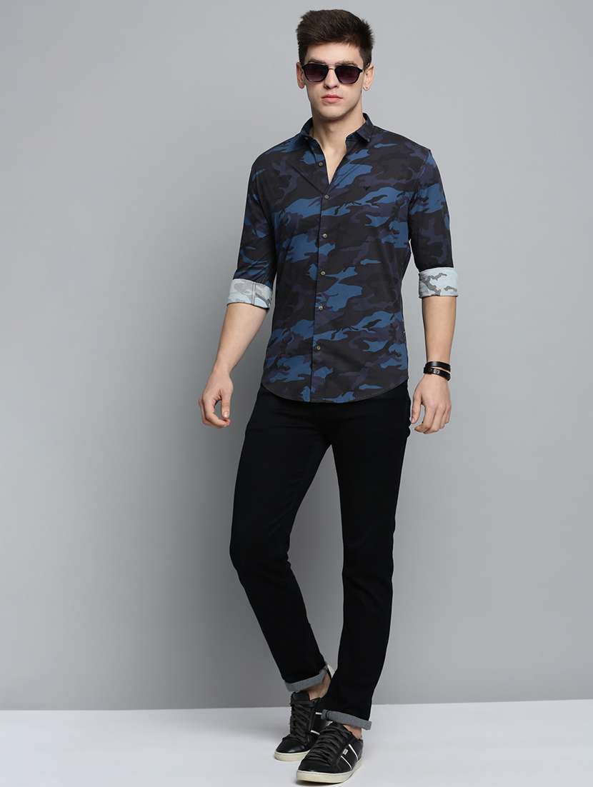 mens camouflage casual shirt - 19208275 -  Standard Image - 3