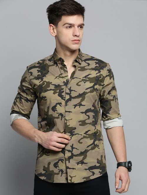 mens camouflage casual shirt - 19208276 -  Standard Image - 0