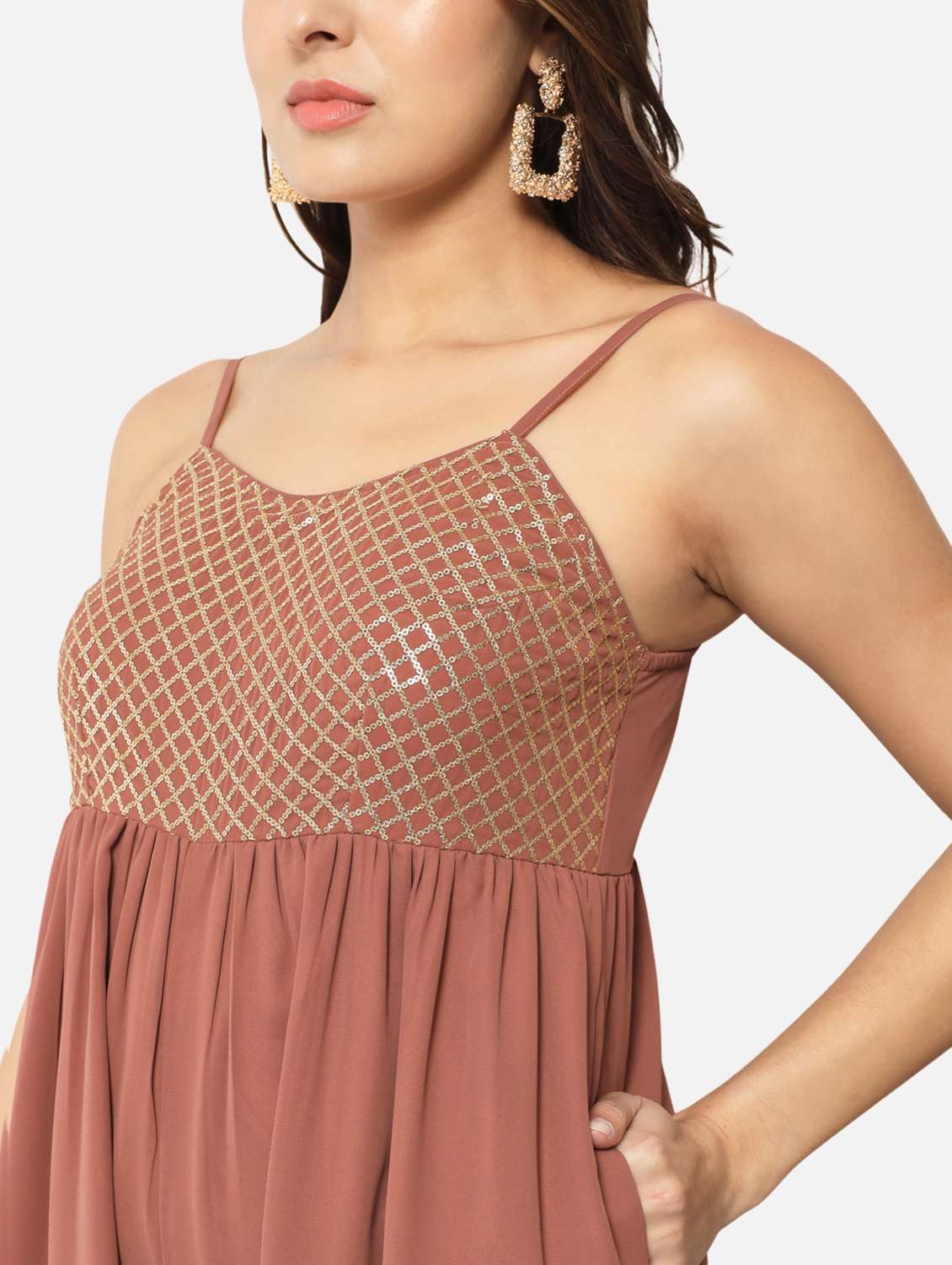 solids full leg jumpsuit - 19215131 -  Standard Image - 5