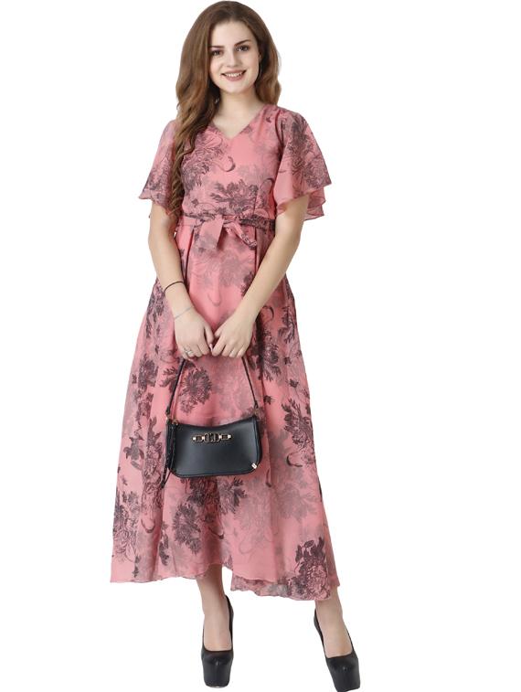 florals printed maxi dress - 19215401 -  Zoom Image - 0
