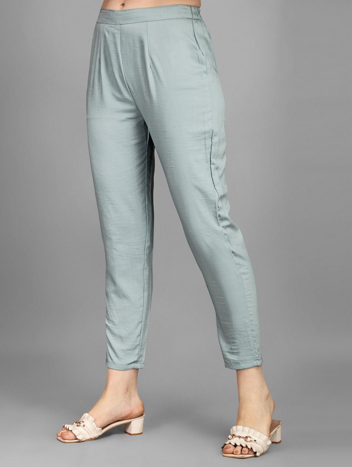 grey silk kurta pant set - 19215847 - Standard Image - 3