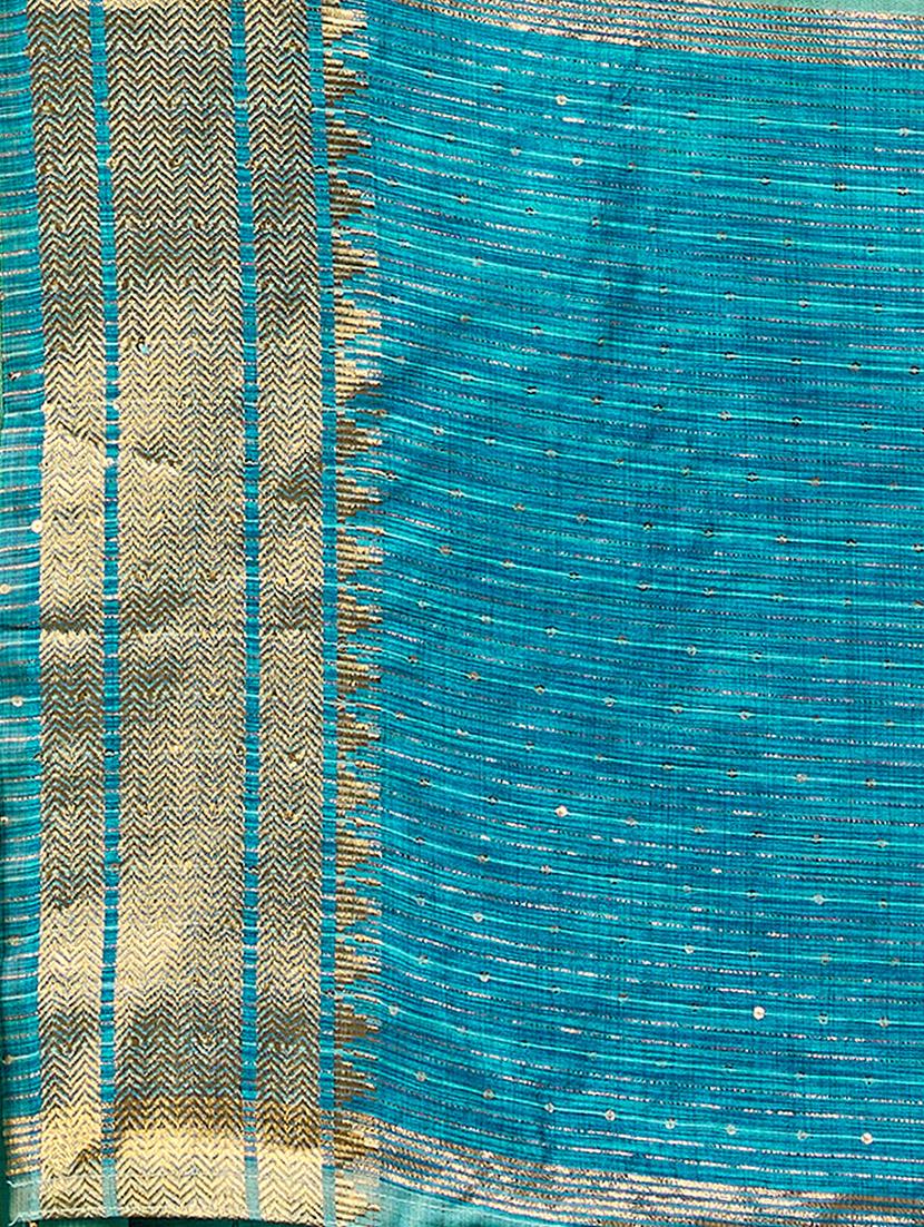 women's bordered green colored saree - 19218085 - Standard Image - 5