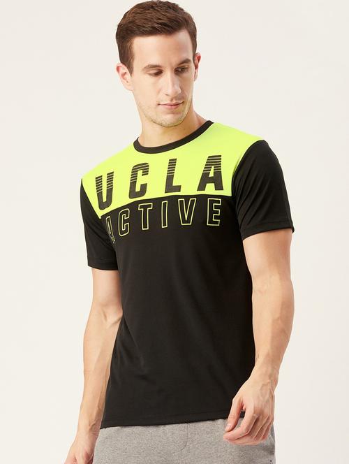 round neck chest-printed t-shirt - 19219287 -  Standard Image - 0