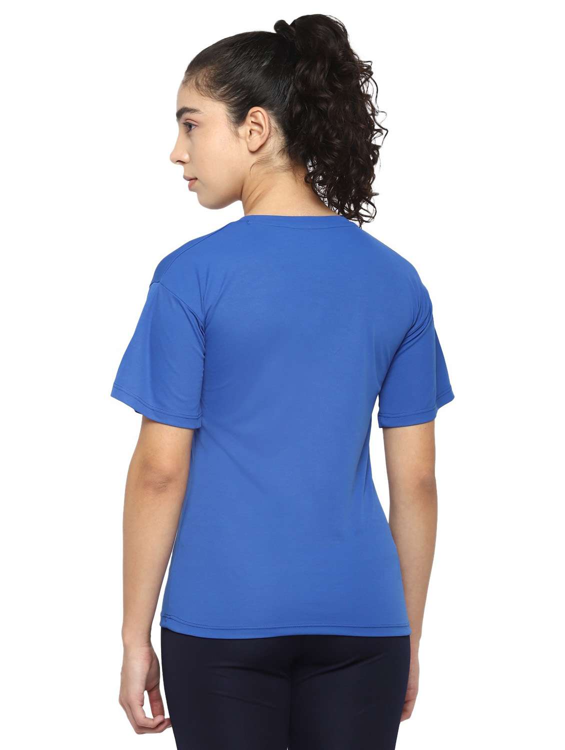 women's front print round neck t-shirt - 19219588 -  Standard Image - 3