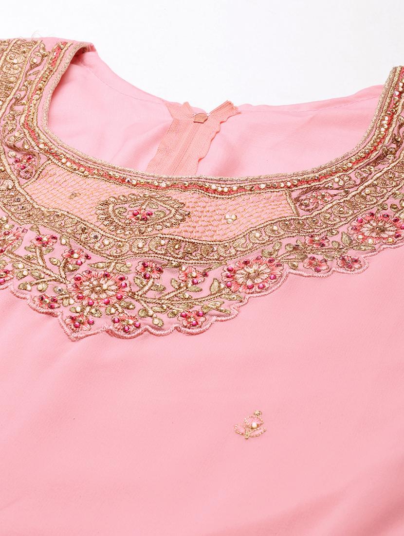 embroidered unstitched suit set - 19220941 - Standard Image - 5