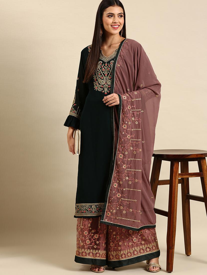 embroidered unstitched suit set - 19220945 - Zoom Image - 0
