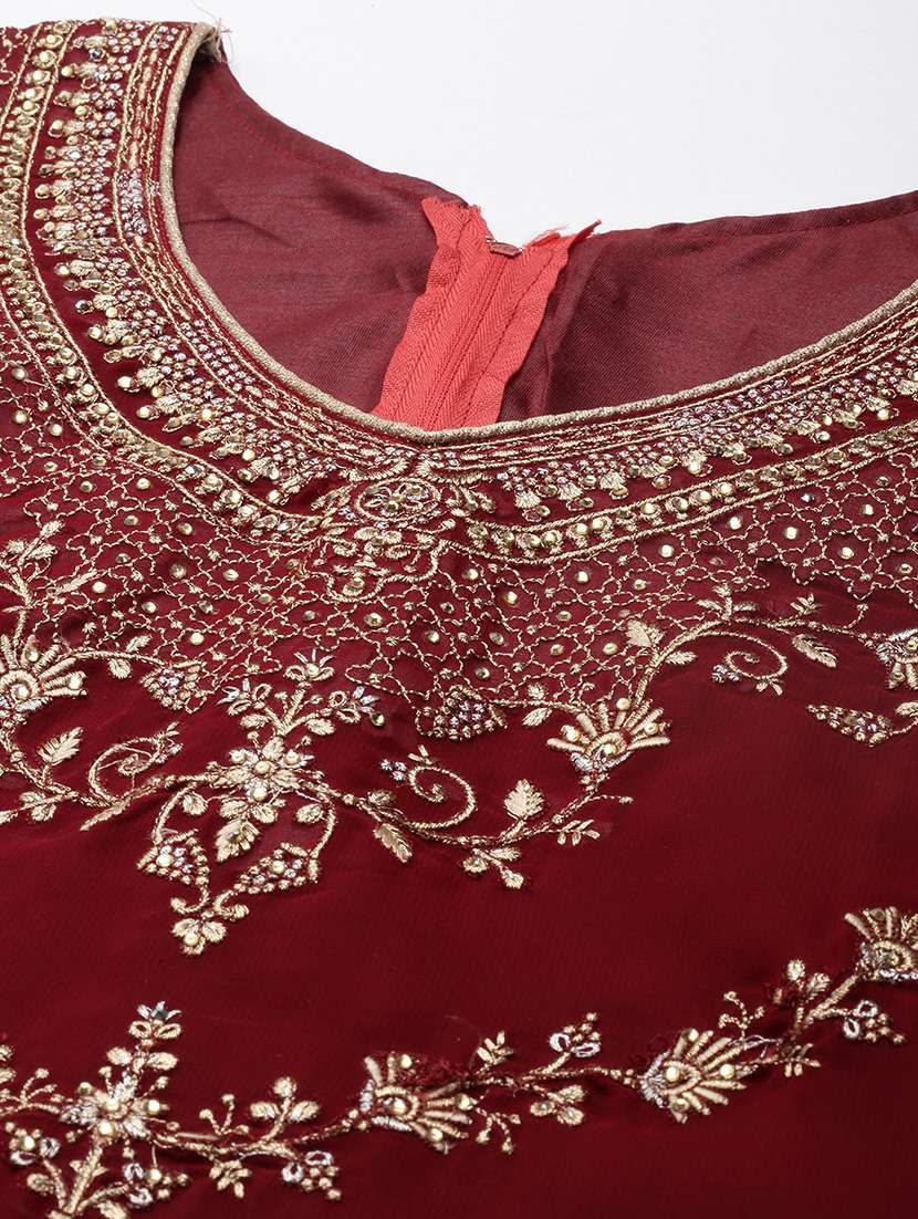 embroidered unstitched suit set - 19220946 -  Standard Image - 5