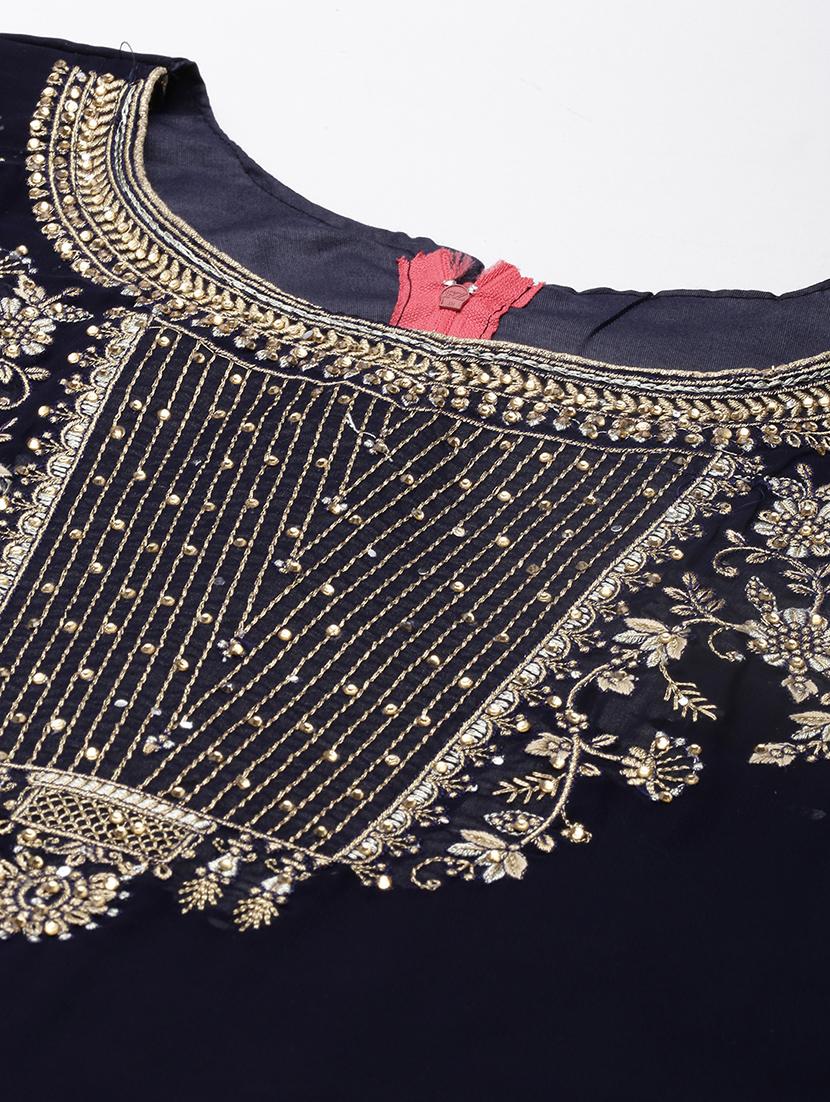 embroidered unstitched suit set - 19220949 - Standard Image - 5