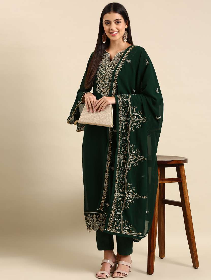 embroidered unstitched suit set - 19220987 - Zoom Image - 0