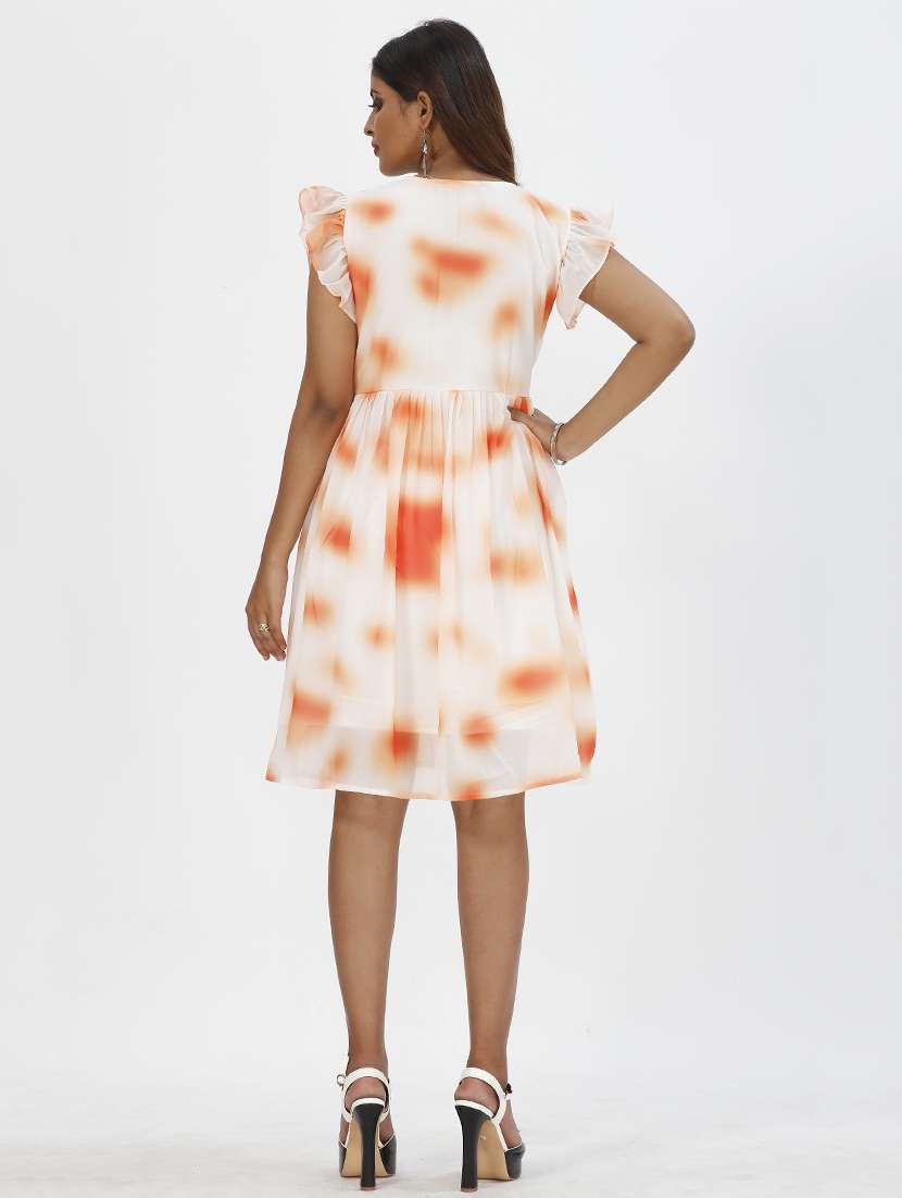 women's fit & flare floral dress - 19223535 -  Standard Image - 3