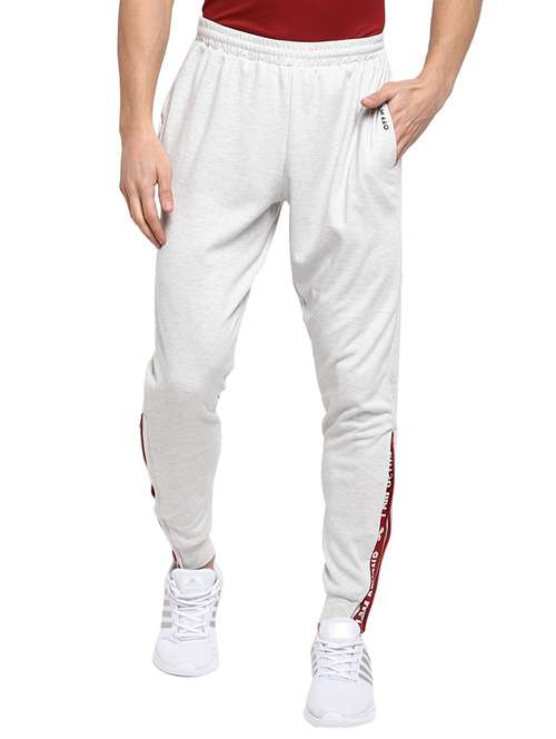 white full length track pant - 19223846 - Standard Image - 0