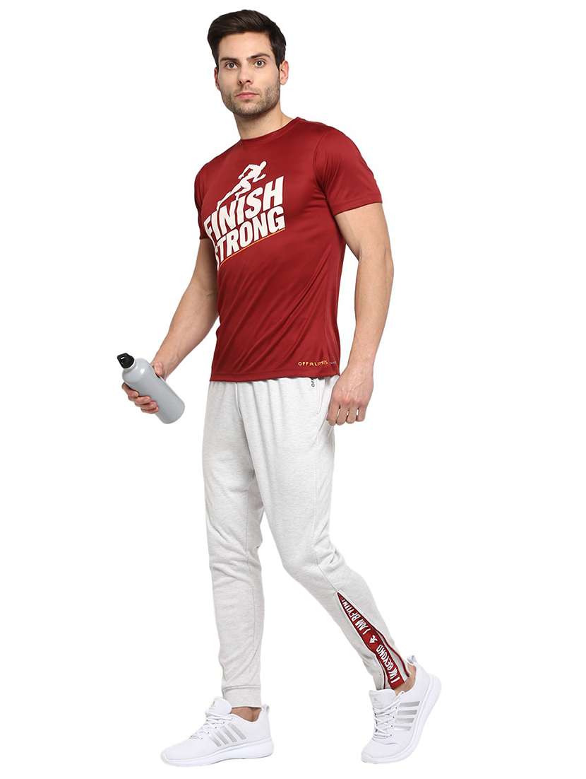 white full length track pant - 19223846 - Standard Image - 3