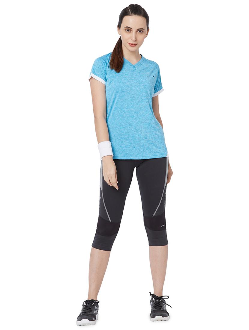 blue solid t-shirt - 19224086 - Standard Image - 3