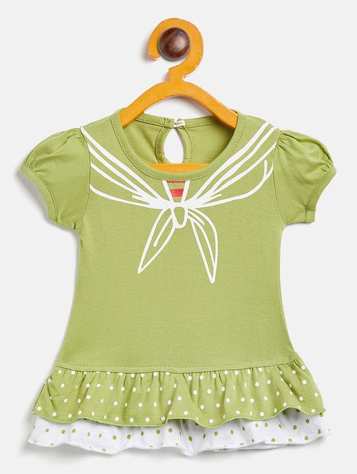 girls round neck printed frock - 19224115 -  Standard Image - 0