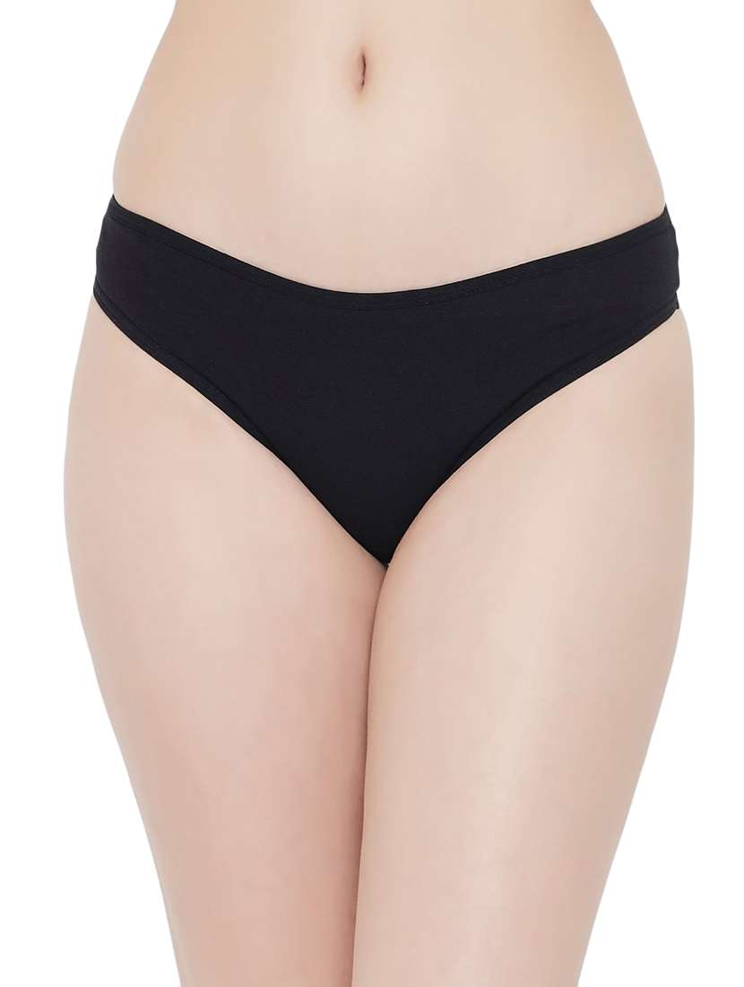 multi colored solid panty combo - 19224831 -  Standard Image - 3
