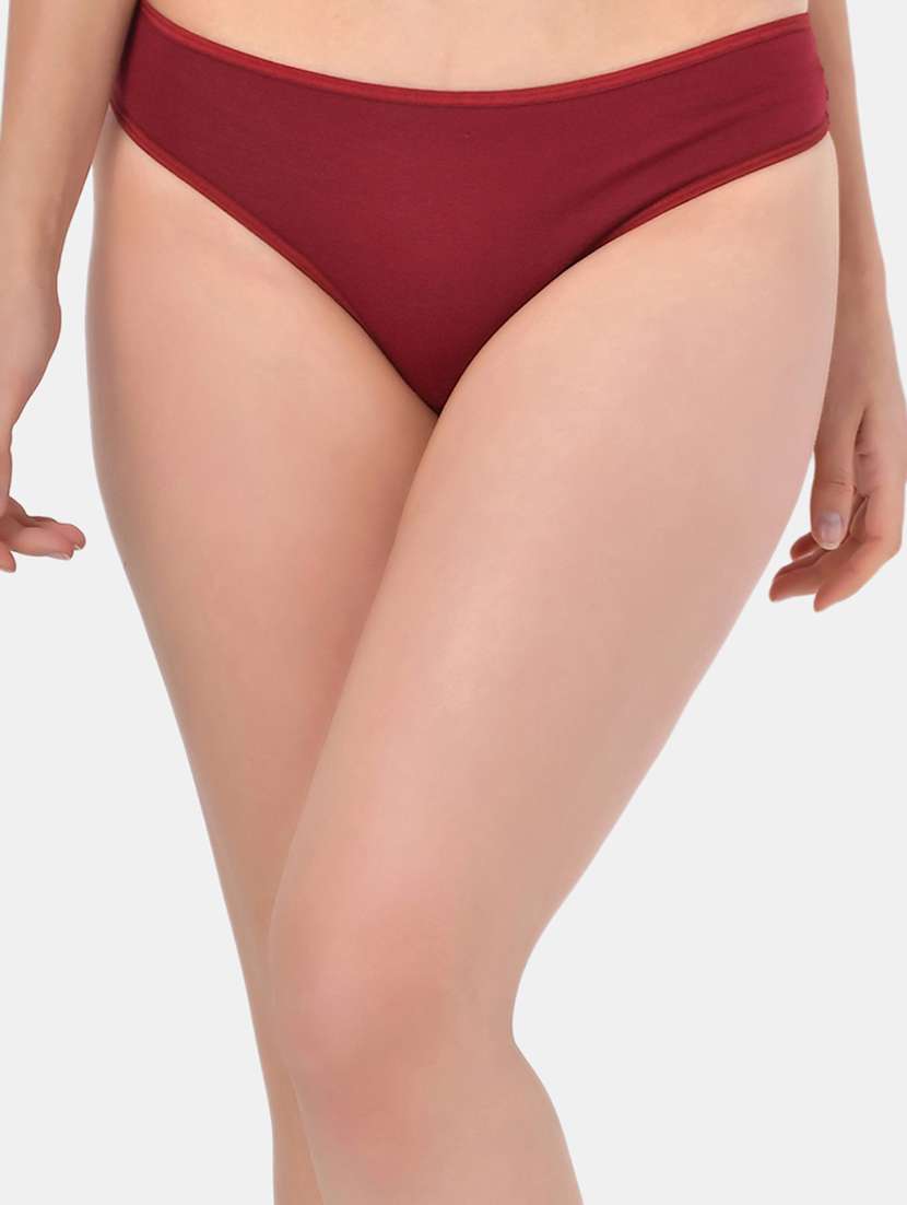 multi colored solid panty combo - 19224957 -  Standard Image - 3