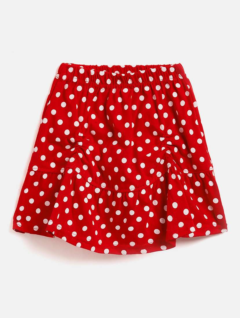 girls round neck printed skirt top - 19225128 - Standard Image - 3