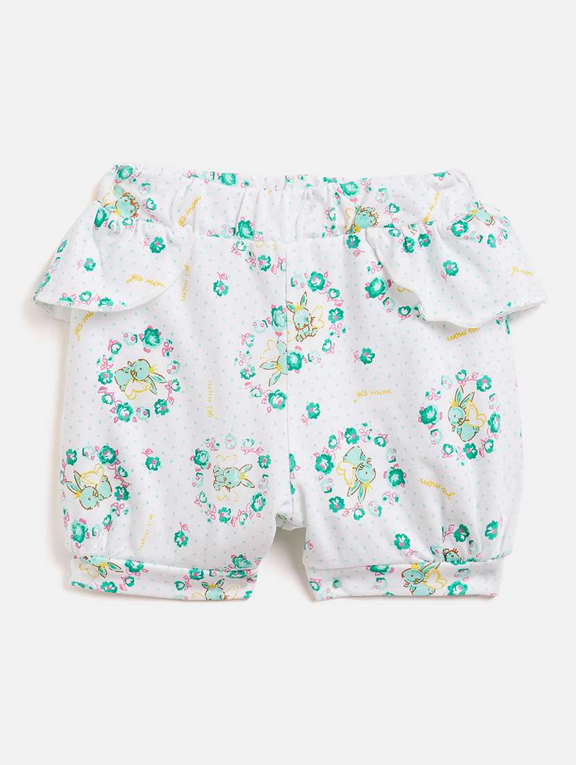 girls round neck printed shorts sets - 19225133 - Standard Image - 3