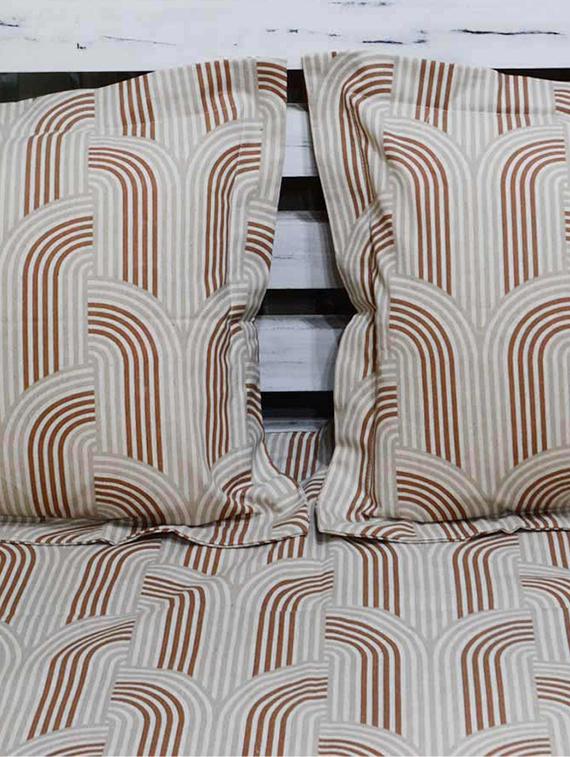 r home premium cotton printed double bed sheet with 2 pillow cover - 19225922 - Standard Image - 3