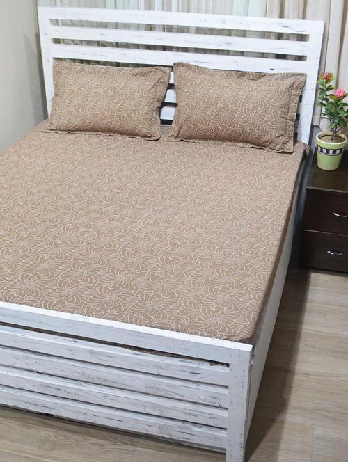 r home premium cotton printed double bed sheet with 2 pillow cover - 19225926 - Standard Image - 0