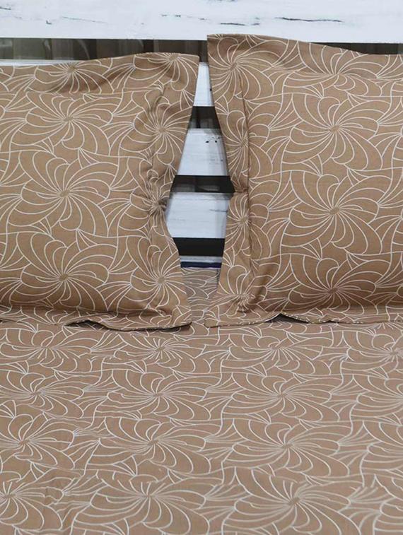 r home premium cotton printed double bed sheet with 2 pillow cover - 19225926 - Standard Image - 3