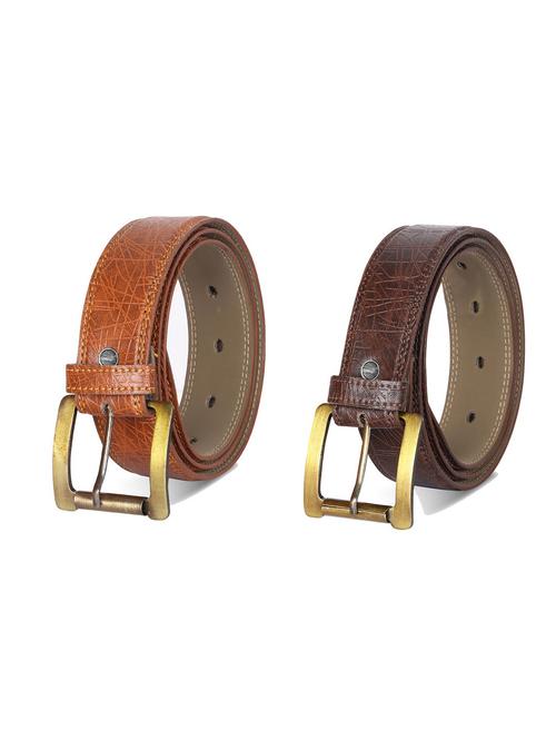 combo pack of multi colored leatherette belts - 19227381 -  Standard Image - 0